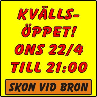 Kvällsöppet!